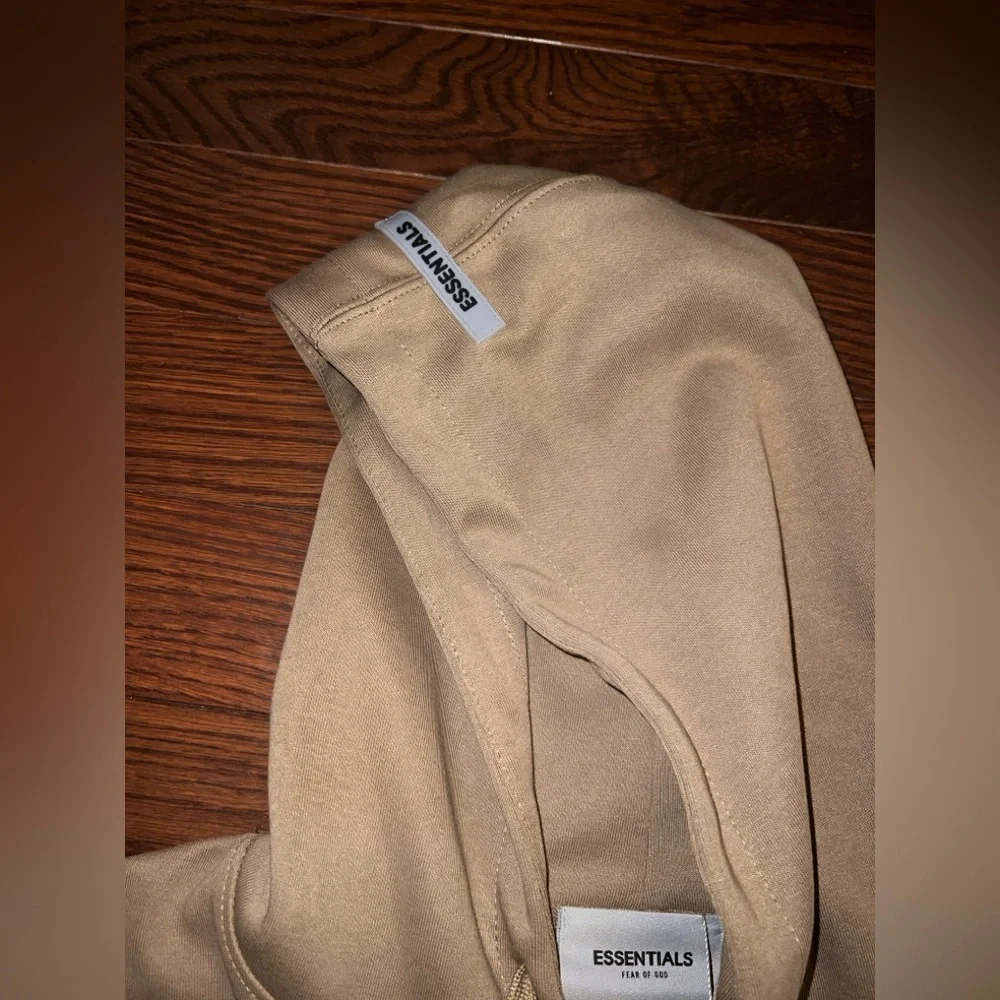 Fear of God Essentials Hoodie Mens In Brown Size Medium - Picture 5 of 11